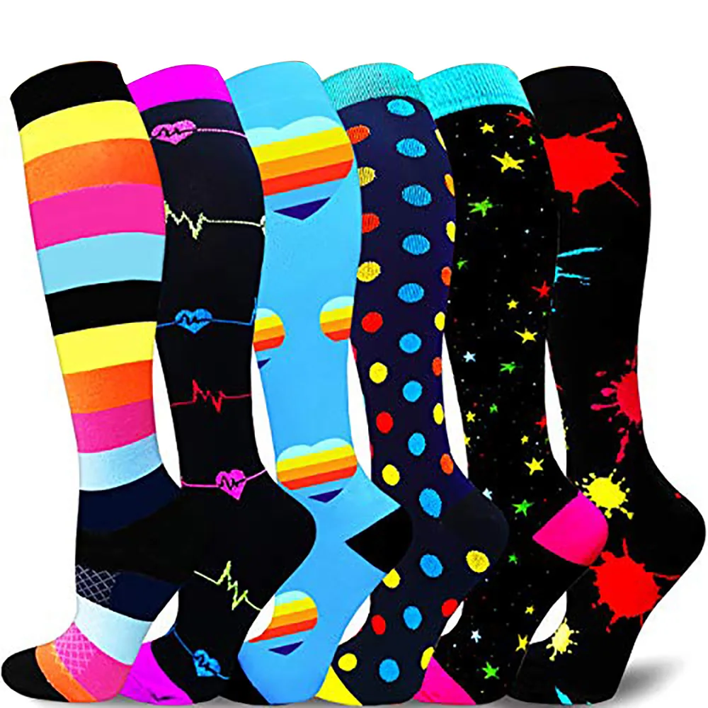 Women and Men Compression Socks Medical Diabetes Varicose  Nursing Veins Stocking Cycling Running Hiking Travel Sports Socks Men