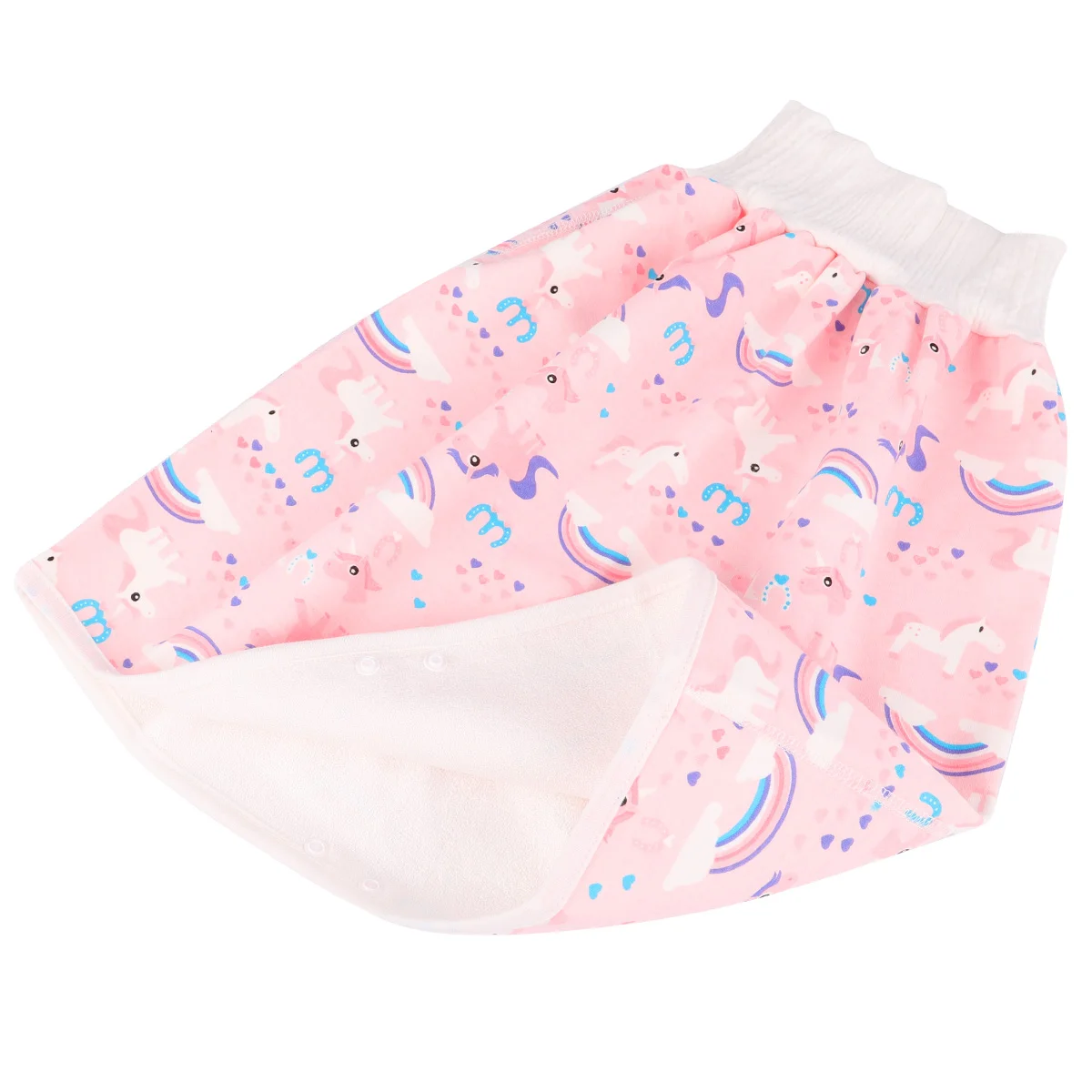 

1Pc Diaper Skirt Baby Pant High-waist Skirt Cotton Leak-proof Practicing Nappy for Toddler Home