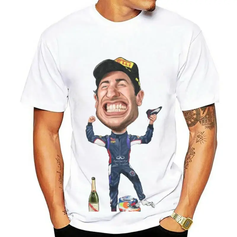 

Daniel Ricciardo 2022 Men White Tees Shirt Clothing
