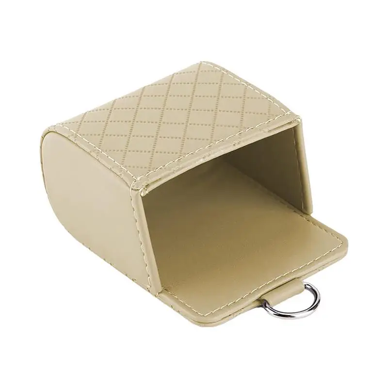 

Car Air Vent Organizer Durable PU Sunglass Pocket With Checkered Patterns Stylish Car Mount Phone Holder For Vehicles Pick-Ups