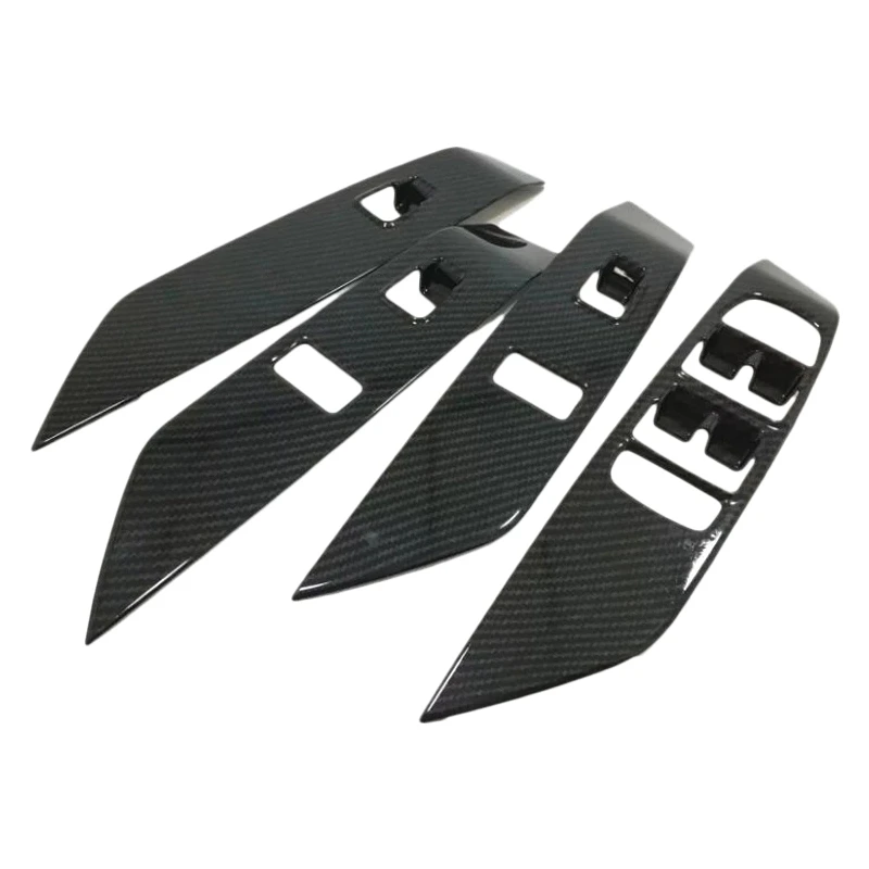 

Панель переключателя окон автомобиля, регулируемая крышка, отделка, наклейки, полоски, украшение, автомобильный Стайлинг для Jaguar E-PACE 2018 LHD