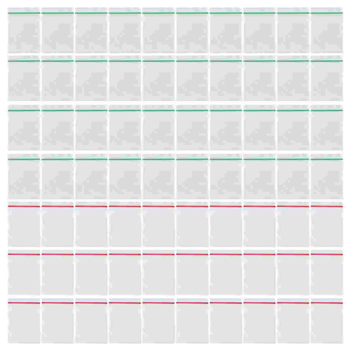 

6 Pack/600 Travel Set Self-sealing Bag Ornament Set Pouch Organizer Storage Bag Bags Reusable