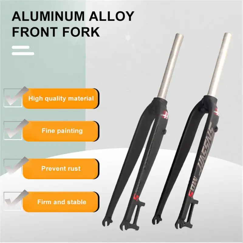 

Light Weight Bicycle Front Fork Wind Resistant Good Strength Bike Brake Labor-saving Aluminum Alloy Shock Absorber Toughness