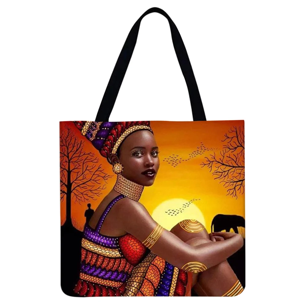 

Women Shoulder Bags Printed Casual Large Capacity Shoulder Bags Shopper Handbags Leisure Grocery Shopping Pouch