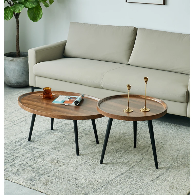 

Luxury Simple Coffee Tables Round Creative Sofa Space Saving Small Coffee Tables Center Home Furniture Salontafel Furniture