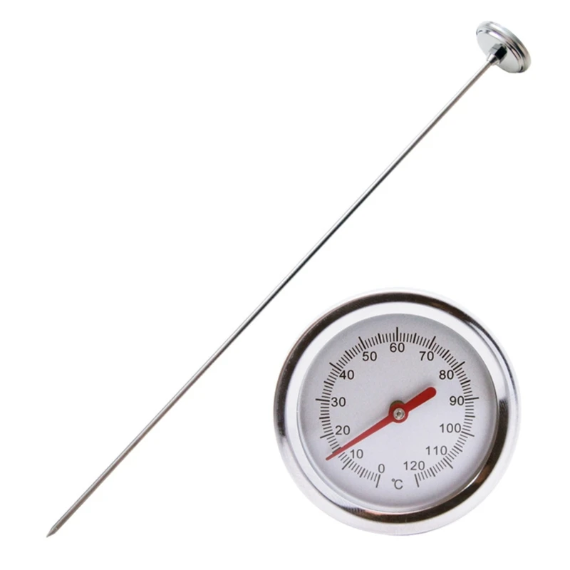 

Compost Soil Tester Meter Measuring Probe Stainless-Steel Thermometer Temperature Monitor for Garden Lawn Plant Pot Tool