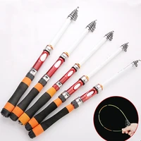 carbon soft tail retractable 43cm soft adjustment short section raft rod fishing rod small sea rod rock fishing rod 1 8 3m