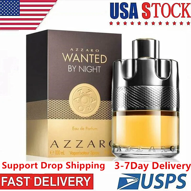 

Hot Brand Perfumes Azzaro Wanted By Night Men's Parfume Cologne Parfume for Men Body Spray Parfume Man Deodorant