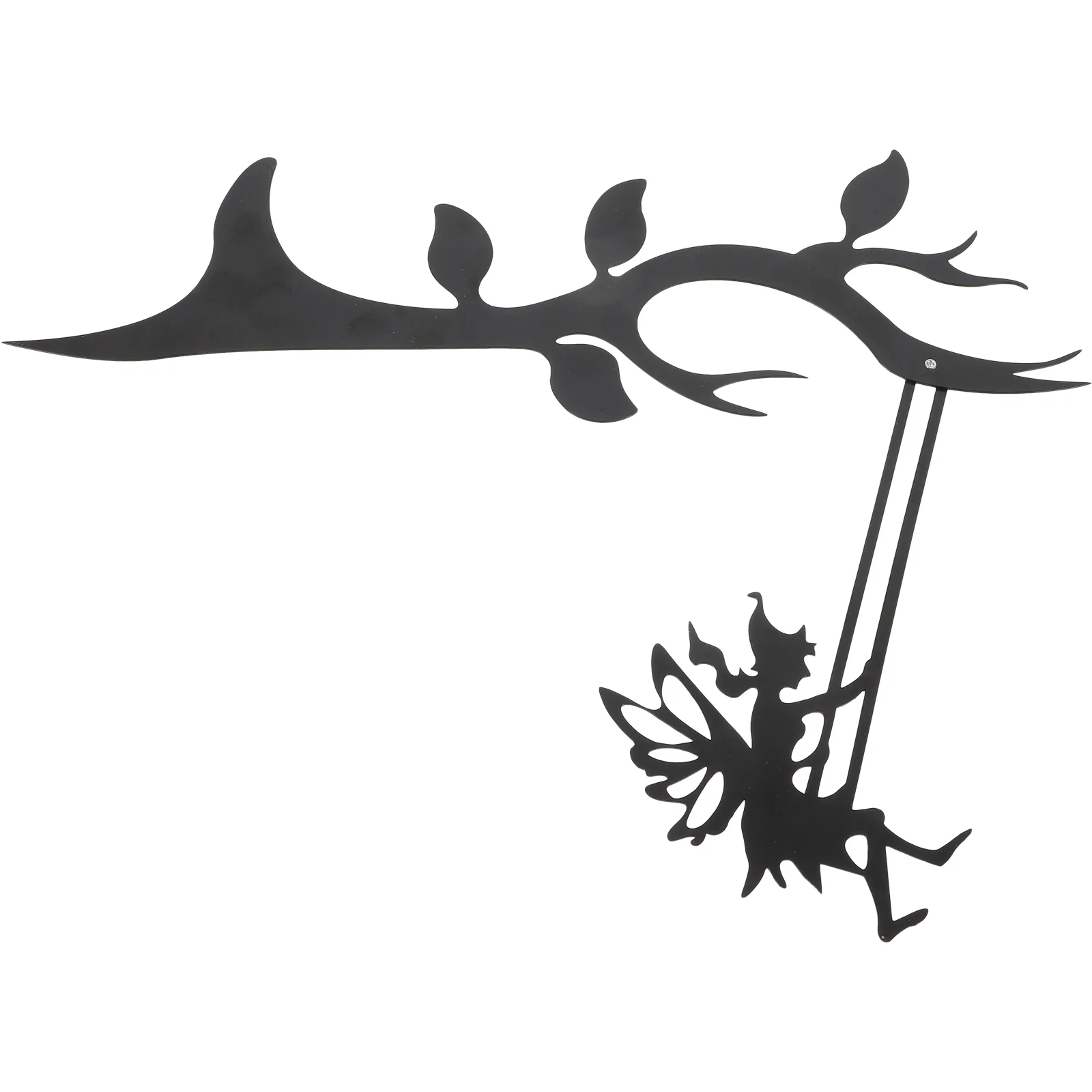 Metal Fairy Branch Decoration Fairy Branch Tree Stake Fairy Metal Wall Decor
