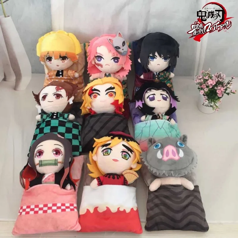

Devil's Blade Plush Stuffed Toys Demon Slayer Cartoon Anime Figure Manga Kawaii Dolls Kimetsu Tanjirou Nezuko Kids Birthday Gift