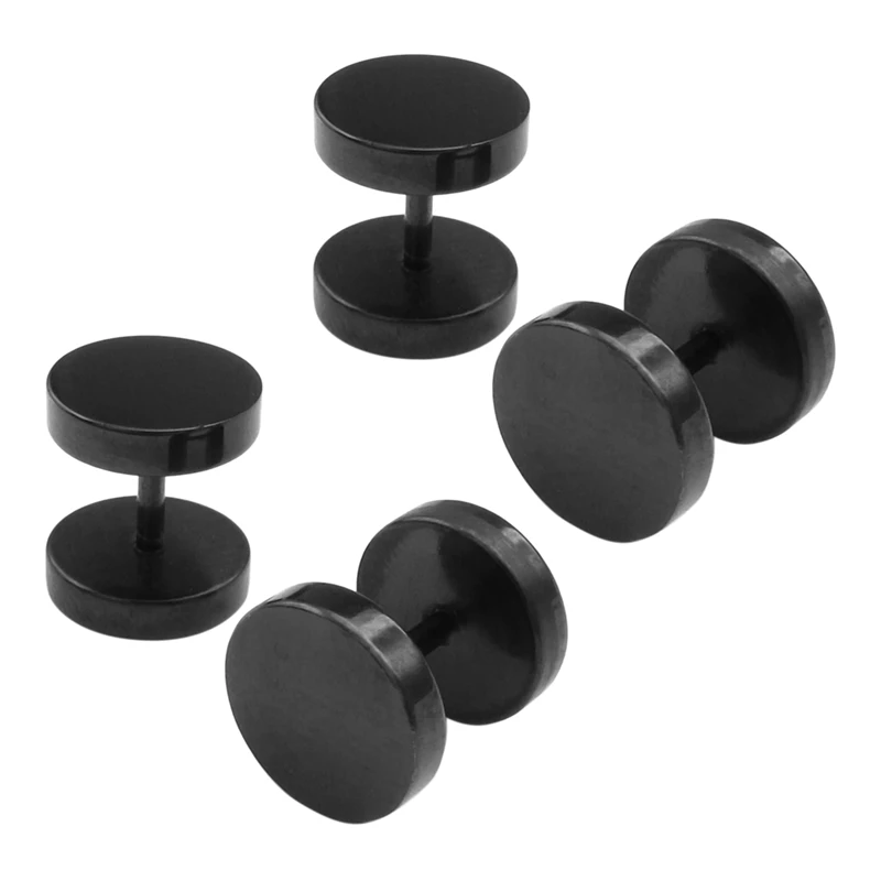 

Серьги-гвоздики мужские из нержавеющей стали, 8 мм