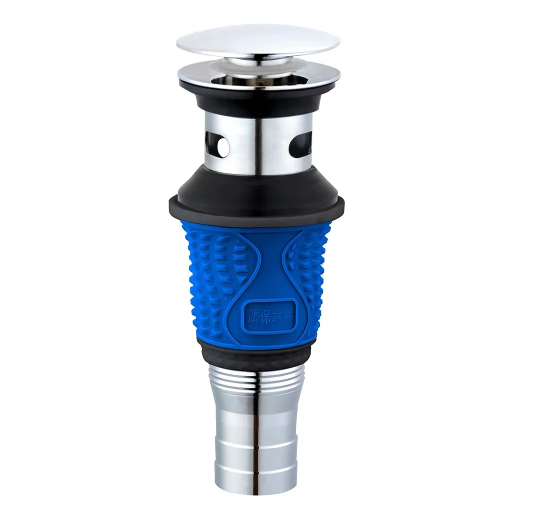 

Flipping plate, sink, sink, sink, sink, press and bounce to prevent odor and water leakage