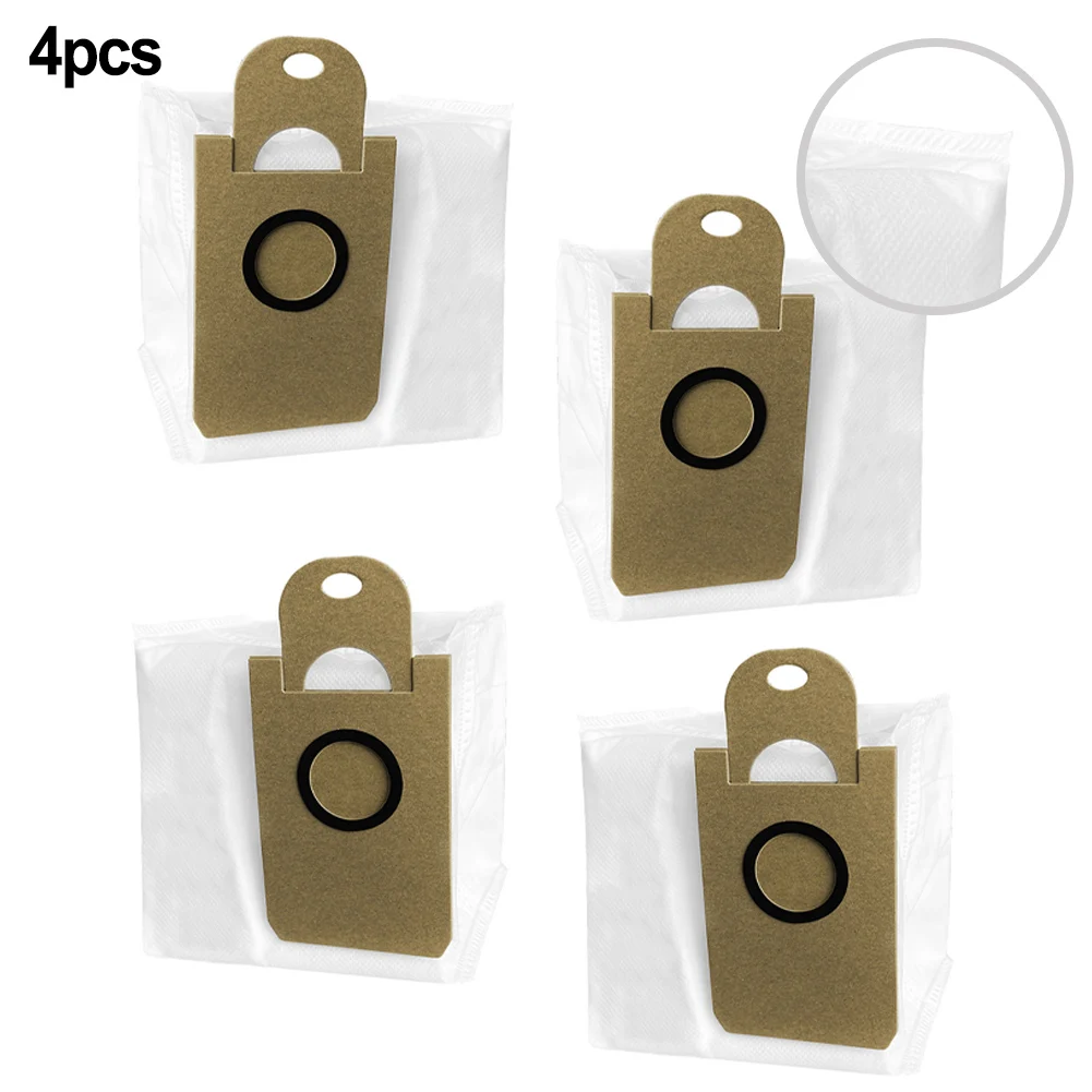 

4pcs Dust Bags Spare Parts For Laresar L6 Nex Robot Vacuum Cleaner Dirty Bags Replacement Accessories Sweeper Cleaning Parts