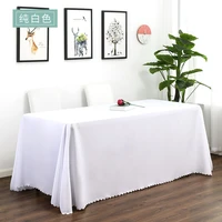 solid color table cloth wedding washable anti stain rectangle tablecloth birthday table cover for events resturant party decor