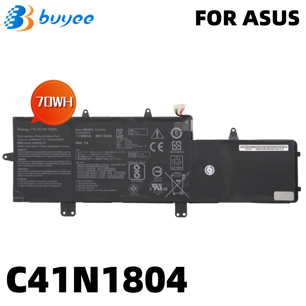 15 4 В 70 Вт H C41N1804 0B200-02980 Аккумулятор для ноутбука ASUS ZenBook Pro 14 UX450 UX450FD UX450FDX-8265 UX480