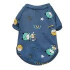 Одежда для домашних животных, свитшот для маленьких собак, куртка с принтом милых животных, пальто, мягкий пуловер, костюм для щенка чихуахуа, костюм для собак