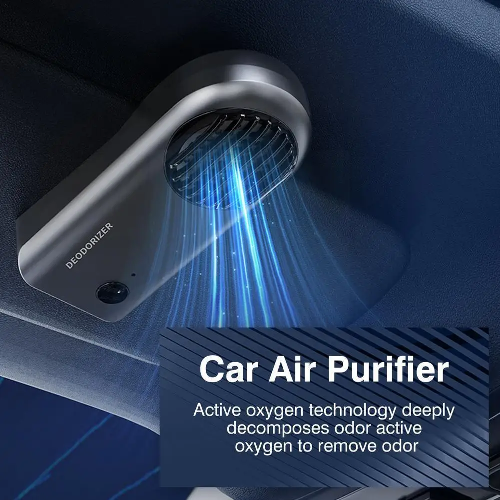

1pcs Mini Car Air Purifier, Ozone Active Deodorizer,Formaldehyde Remover Small Smoke Portable Air Car Odor Deodorizer Purif V3Y6