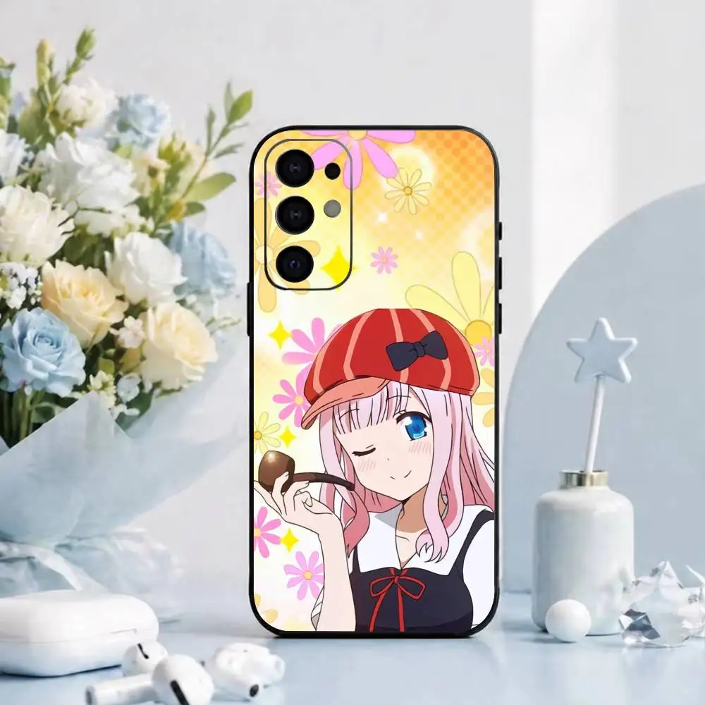 Фото Аниме K-Kaguya-sama Love Is War C-Chika Fujiwara Мягкий силиконовый чехол для Samsung S26 S24 S21 S22 S23 S30 Ultra Plus FE Lite - черный №3
