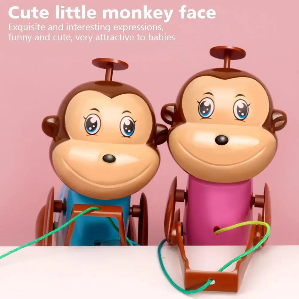 

Rope Climbing Monkey Pull-and-Climb Baby Monkey Toy Creative Drawstring Climbing Up Toys Funny Interactive Toy For Children Gift