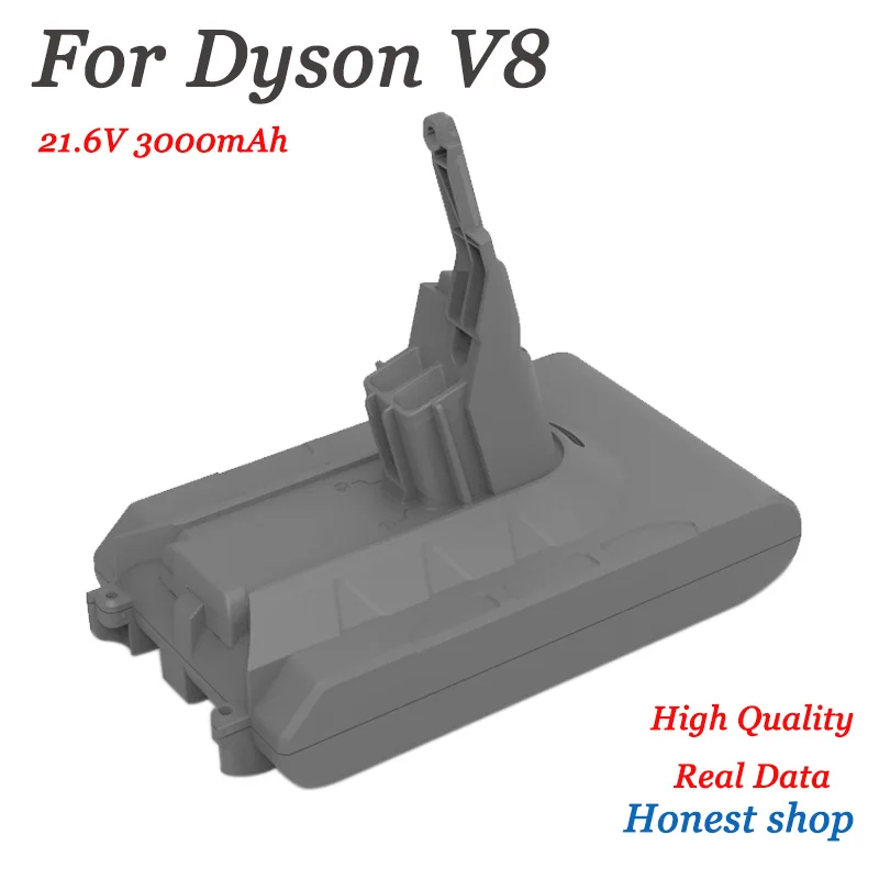 

High Quality 21.6V 3000mAh Battery for Dyson V8 Absolute /Fluffy/Animal/ Li-ion Vacuum Cleaner Rechargeable Battery Dropshipping