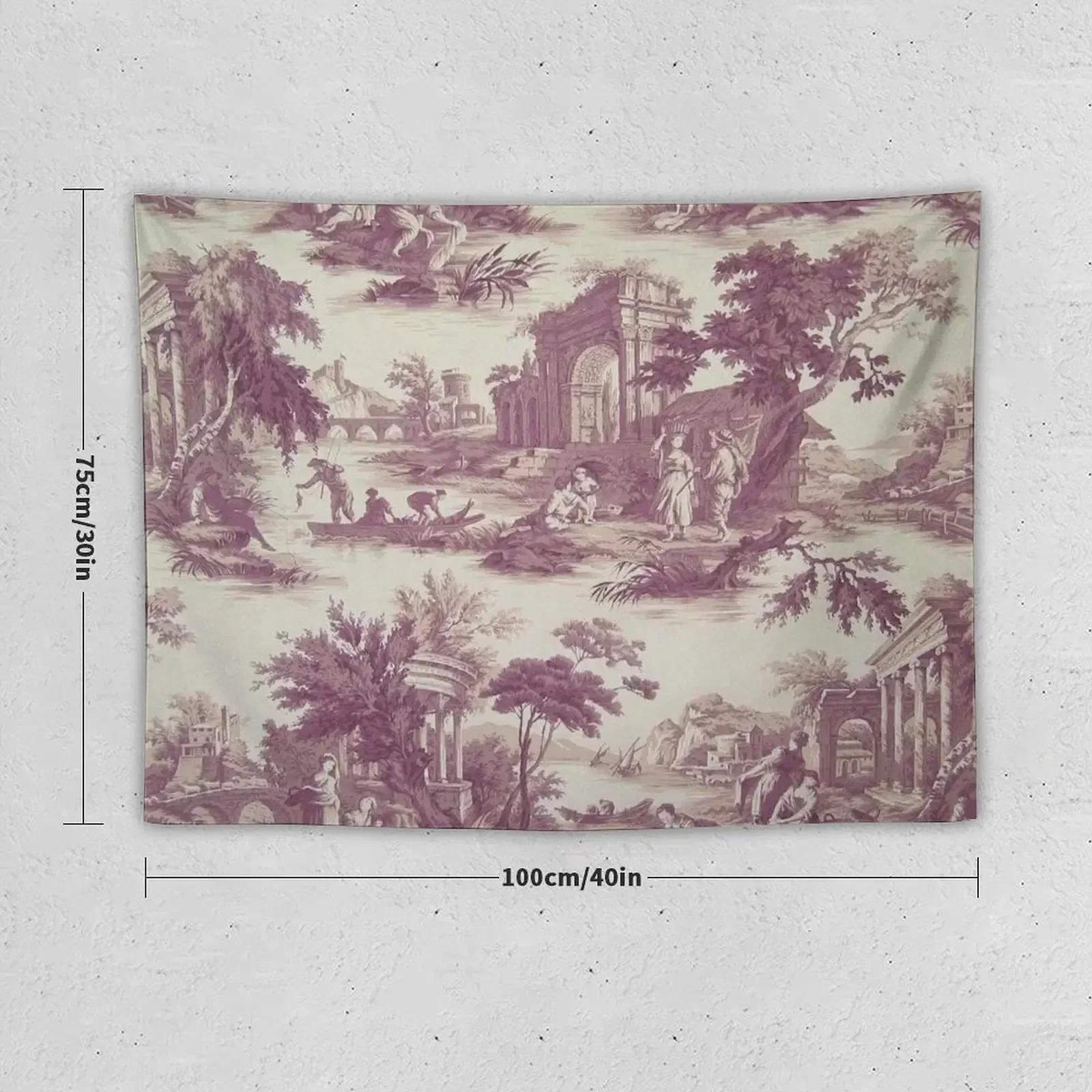 Античный холст Jouy гобелен домашний декор эстетический Декор для комнаты