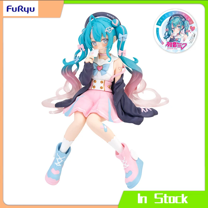 

Original Vocaloid Anime Miku Furyu Hatsune Figure Miku Love Sailor Noodle Stopper Dolls Action Figurine Model Toys for Girl Gift