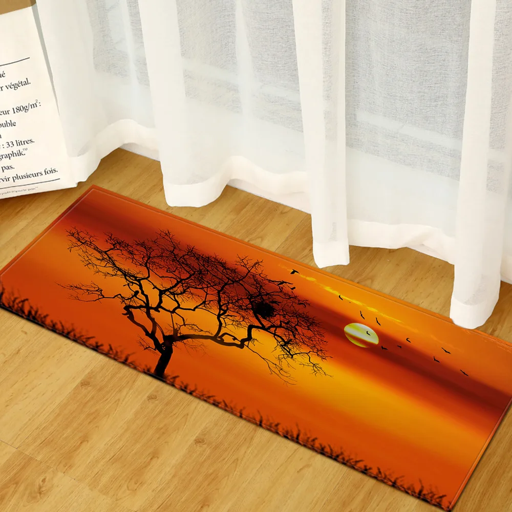 

Home Decor Mats Scenic Printed 3D Carpet for Living Room Bedroom Washable Soft Sofa Feetmat Anti Slip Indoor Doormat Shoes Rugs