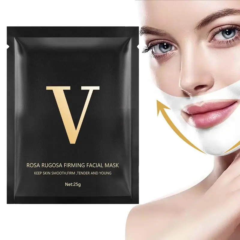 

Лента для подтяжки подбородка V-образной формы, мягкий гелевый ремешок для подбородка, Шейная лента для снятия двойного подбородка, для подт...