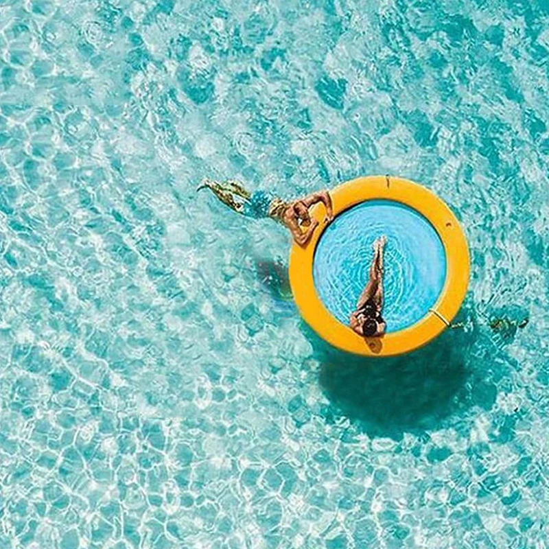 

Производитель на заказ, портативный плавающий водный гамак, надувной водный гамак с надувными плотами