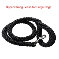 nylon dog harness leash for medium large dogs leads pet training running walking safety mountain climb dog leashes ropes supply