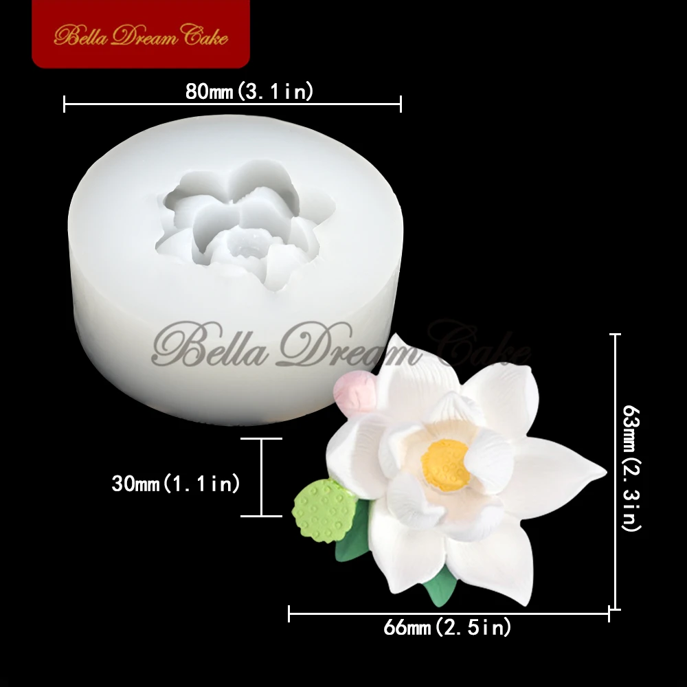 Силиконовая форма для ароматерапии в виде цветов