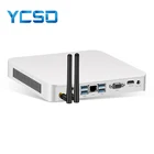 Мини-ПК YCSD, Intel Core i5 6287U 4200U i3 6100U, Windows 10 pro DDR3L DDR4 mSATA SSD HDMI VGA WiFi Gigabit Ethernet 6 * USB 4K HTPC