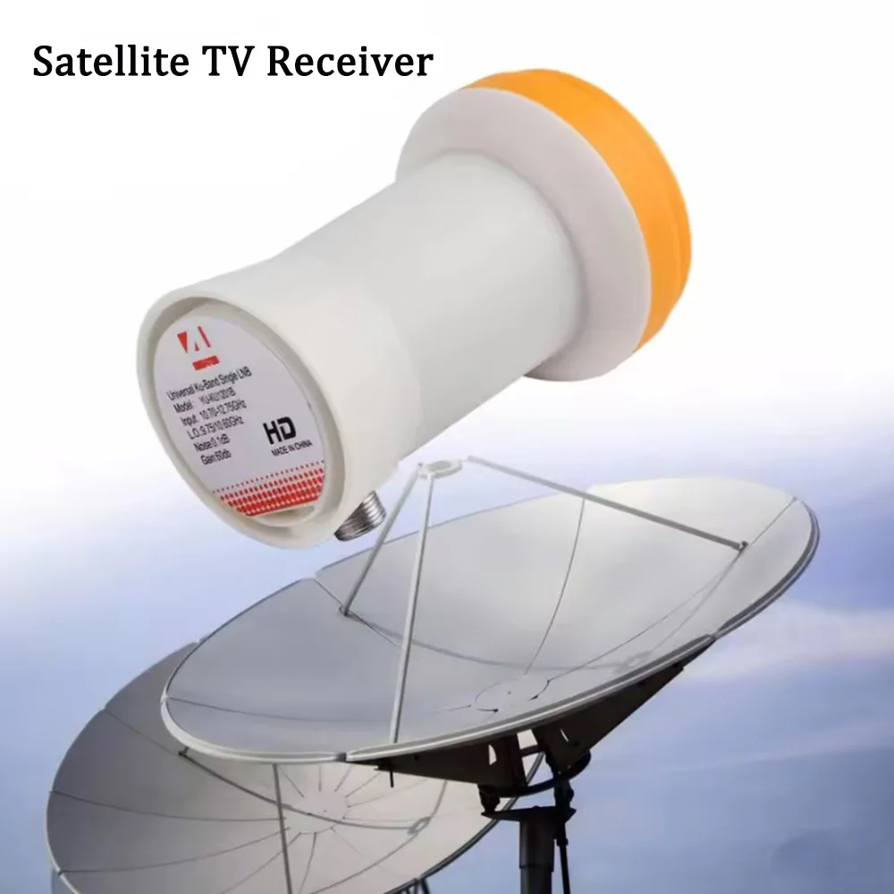 Фото Приемник спутникового телевидения Full HD Универсальный одиночный LNB L9.75/10,6 KU Lnb 1 выход LNBF Водонепроницаемая спутниковая антенна LNB Digtal KU-BAND №2