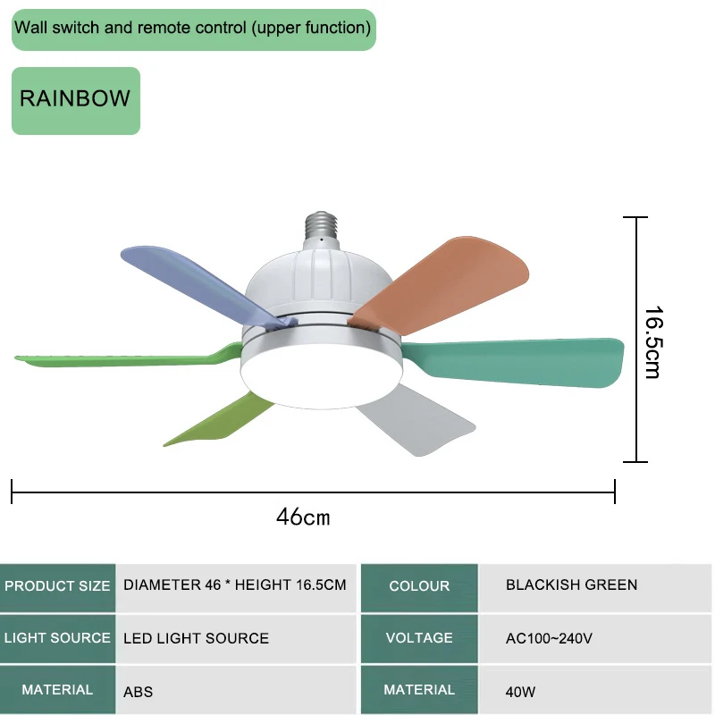 

ZEROUNO Потолочный вентилятор с освещением E27