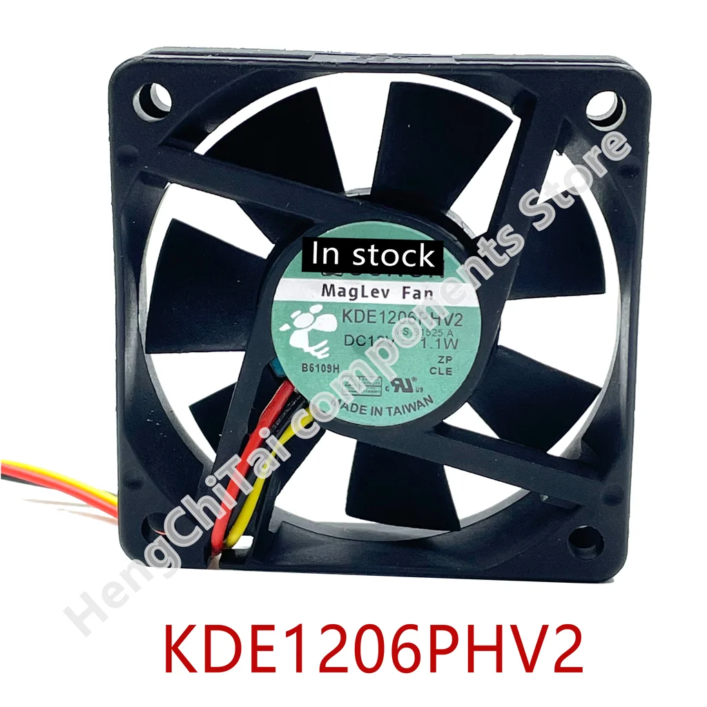 Оригинальный 100% рабочий осевой вентилятор охлаждения для SUNON KDE1206PHV2 12 в 1,1 Вт 6 см 6015 60*60*15 мм