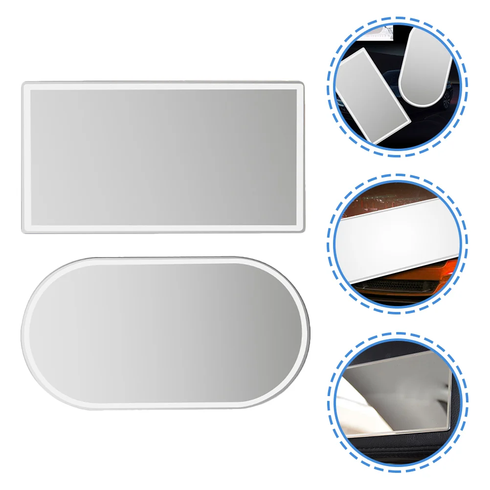 

2pcs Car Visor Mirror Car Visor Mirror Side Mirror Visor Rear View Mirror Visor Side Mirror Rain Visor