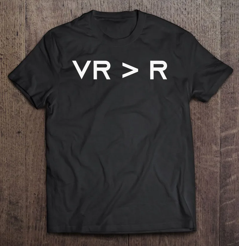 

Забавная игровая футболка виртуальной реальности больше, чем реальность, для мужчин, мужская одежда, мужские футболки, мужская одежда, футб...