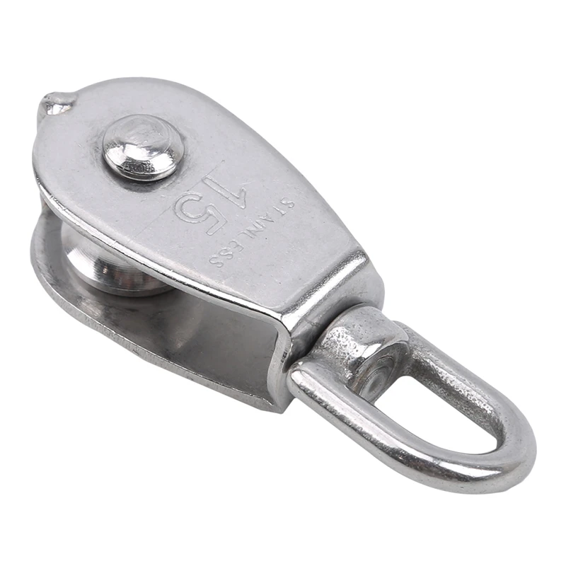 Набор блоков подъемного шкива M15/M20 из нержавеющей стали с одинарными/двойными