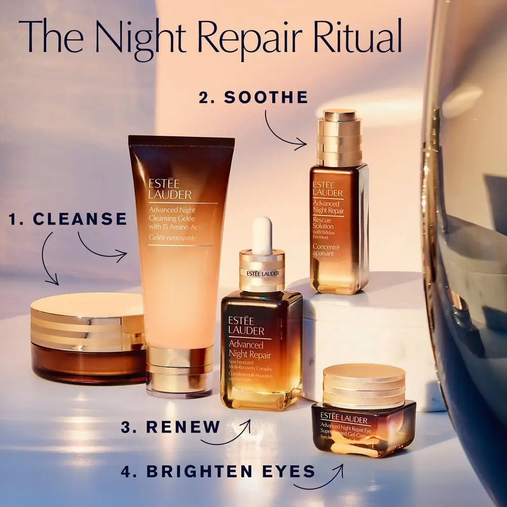 Фото Estée Lauder Advanced Night Repair Гель-крем для глаз с наддувом, синхронизированный, многовосстанавливающий |   Крем для глаз от темных кругов №4