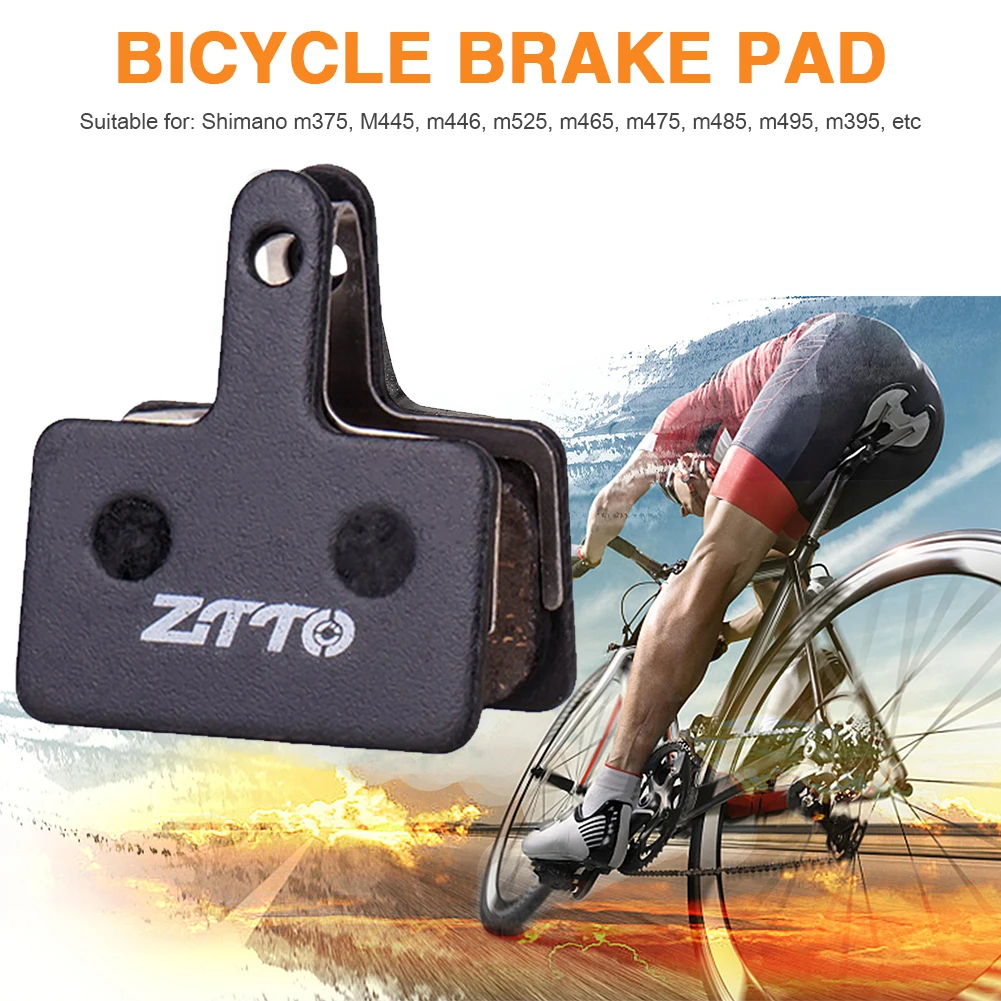 

New 4Pcs MTB Bike Brake Pads for M375 M445 M446 Bicycle Copper Fiber Disc Part Better Heat Dissipation Performance