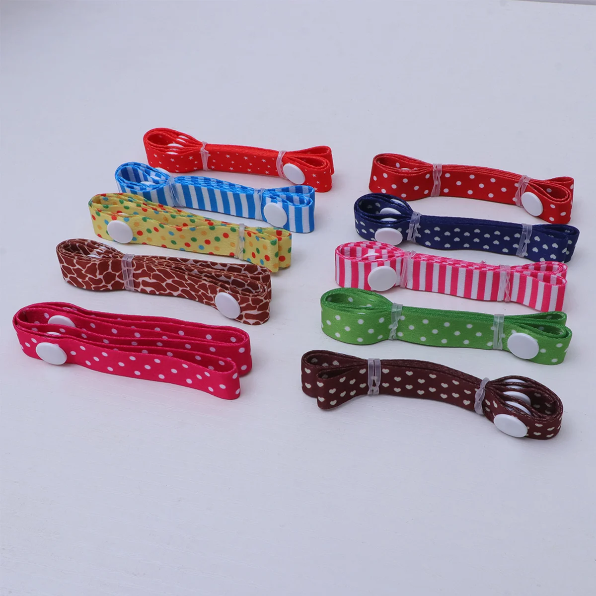 

10pcs Baby Carriage Strap Portable Colorful Practical Anti-drop Belt Baby Carriage Belt Anti-drop Strap for Home Outdoor