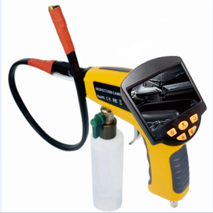 

High Pressure Water Gun Car Air Conditioner Smoke Exhauster Cleaning Tool with 4.3" TFT-LCD