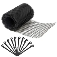 1 roll drain protector resizable black flexible for daily life gutter mesh protection cover