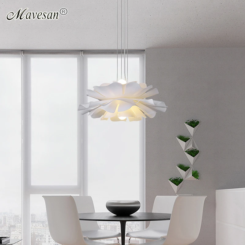 Minimalist Led Chandeliers E27 for Dining Table Bedside Aisle Ceiling Lights Flower Lamp Home Decoration Fixture Indoor Lighting