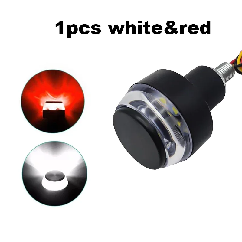 1/2 шт. указатель поворота для мотоцикла, светодиодная лампа для ручки двигателя, универсальные боковые фонари, модификация автомобиля, аксессуары для стайлинга 12 В