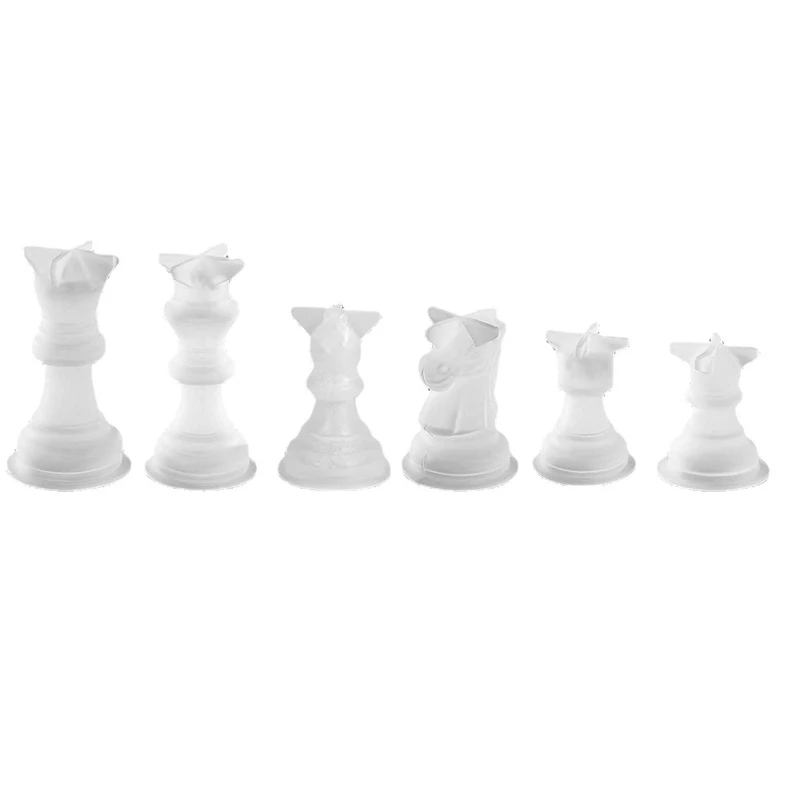 

Silicone Chess Mold Chess Pieces International Checker Checkerboard UV Crystal Resin Epoxy Glue Mold for DIY Crafts