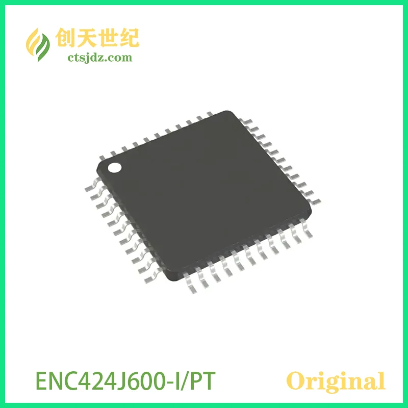 ENC424J600-I/PT New & Original ENC424J600T-I/PT Ethernet Controller 10/100 Base-T PHY SPI, параллельный интерфейс