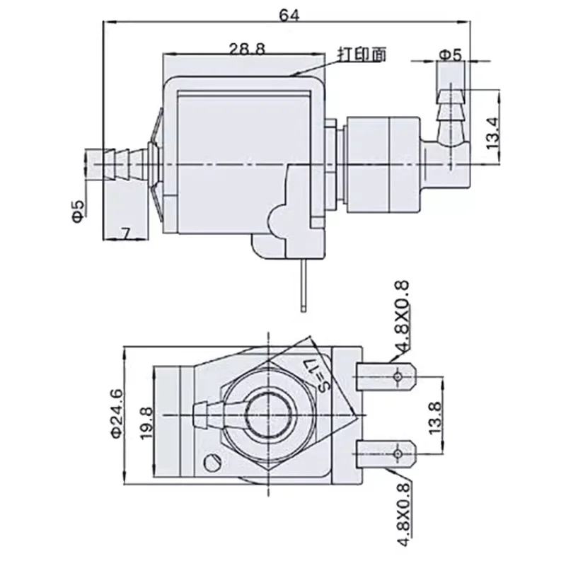 Электромагнитный электромагнитный насос для утюгов 220 В до 240 15 Вт Паровая швабра