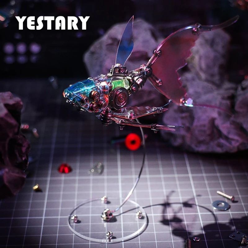 

Металлический 3D-пазл YESTARY, «сделай сам», механическая летающая рыба, строительные наборы, детские игрушки, рождественские подарки, сборные игрушки для детей, Aldult