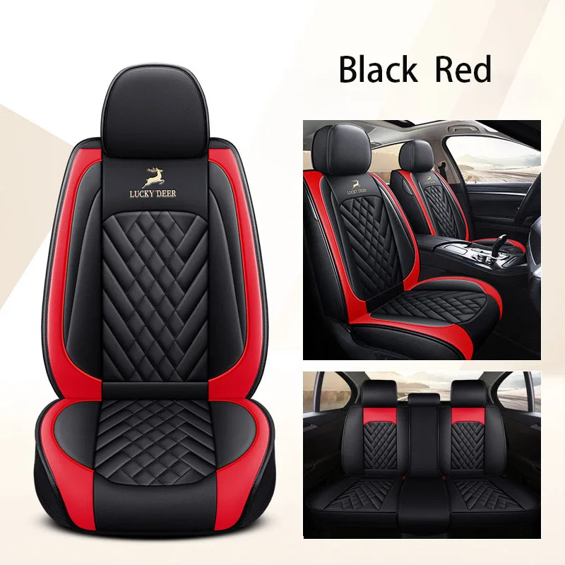 Универсальные кожаные чехлы на сиденья автомобиля для kia EV5 K2 K3 K3S K4 K5 KX CROSS KX3 KX5 KX7